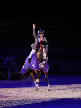 Shaunie Greig crowned the Leading Pony Showjumper of the Year