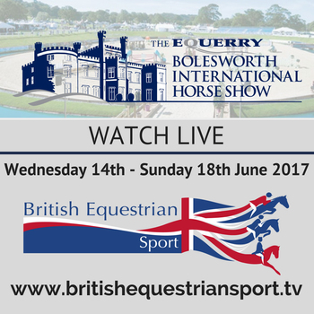 Live streaming from the Equerry Bolesworth International Horse Show starts today!
