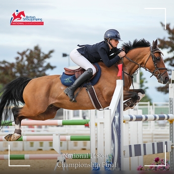 Tabitha Kyle speeds to victory on day one of the British Showjumping National Championships