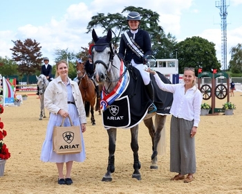 Home-Bred Quarantino Delivers Ariat Senior British Novice Championship Glory for Stephanie Gunn