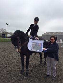 Claire Gibson Rides Away Victorious in the KBIS Insurance Senior British Novice Second Round at Northallerton Equestrian Centre