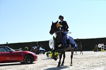 Claudia Moore lands the World Ranking Grand Prix at Sancourt with Hardesther