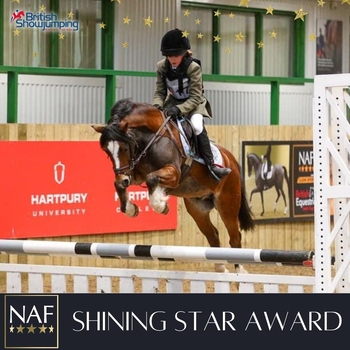 Charlie Hancox from Worcestershire is February’s NAF Shining Star