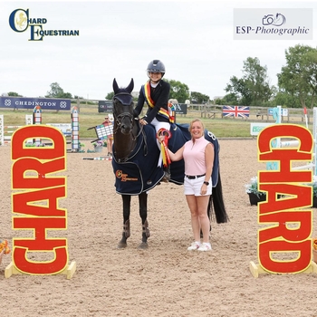 Hollie Gerken is on Flying Form in the STX UK Pony Foxhunter Second Round at Chard Equestrian