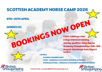 SCOTTISH ACADEMY HORSE CAMP 2026