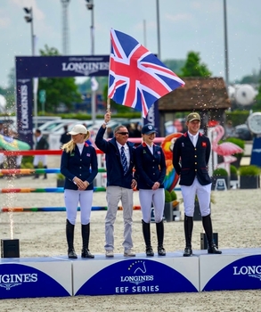 Great Britain’s Team Audevard claims second place in the hard-fought Longines EEF Series Nations Cup of Lier