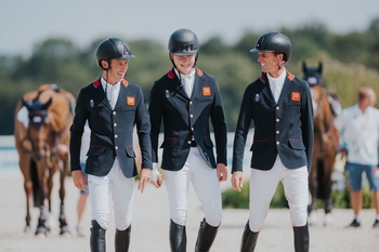 Team GB trio through to jumping finale