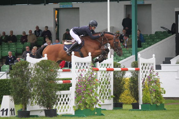 Kerry Brennan storms to victory in the seventh leg of the International Stairway.