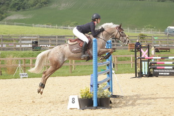 Lottie Tutt on Top Again with a Win in the Squibb Group Pony Foxhunter Second Round at Pyecombe Horse Show