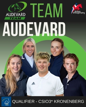 British Showjumping Team Audevard announced for  CSIO3* Kronenberg Longines EEF Series Nations Cup Qualifier