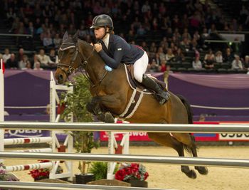 Nicole Lockhead Anderson Ride Away Victorious in The Stable Company HOYS 138cms Qualifier at Bishop Burton Arena