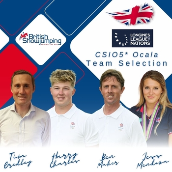 British Showjumping Team announced for CSIO5* Ocala Longines Leaue of Nations