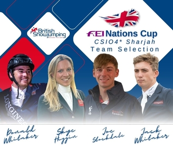 British Showjumping Team announced for CSIO4* Sharjah FEI Nations Cup