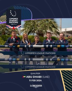 British Showjumping Team announced for CSIO5* Abu Dhabi Longines League of Nations