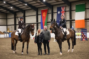 Scotland rules as Emma Crawford and Fraser Reed commandingly claim London International Horse Show finalist places in the Under 25 British Championship Qualifier at Morris Equestrian Centre