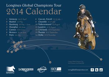 Longines Global Champions Tour 2014 Schedule Announced The